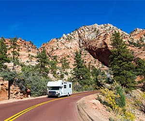 Zion Canyon en camping-car